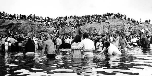 Baptisms in the Pacific Ocean